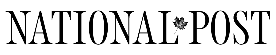 Black and white logo of the National Post Canadian newspaper